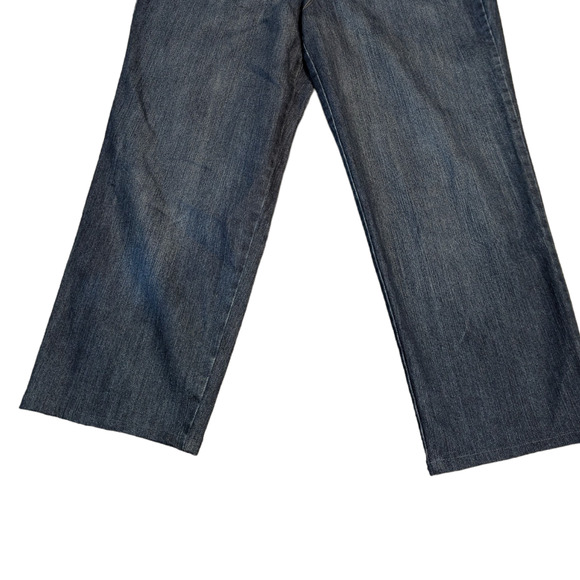 GLORIA VANDERBILT Amanda Dark Rinse Distessed Ankle Jeans Plus Size 22W NEW - Picture 4 of 11